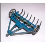 Pure Rubber Products Hay Rake - underside view