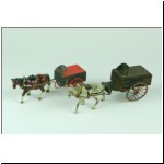 Johillco Horse & Water Cart - comparing both sizes